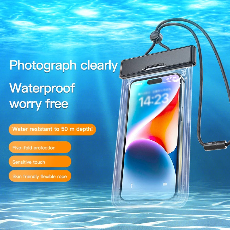 Waterproof phone pouch