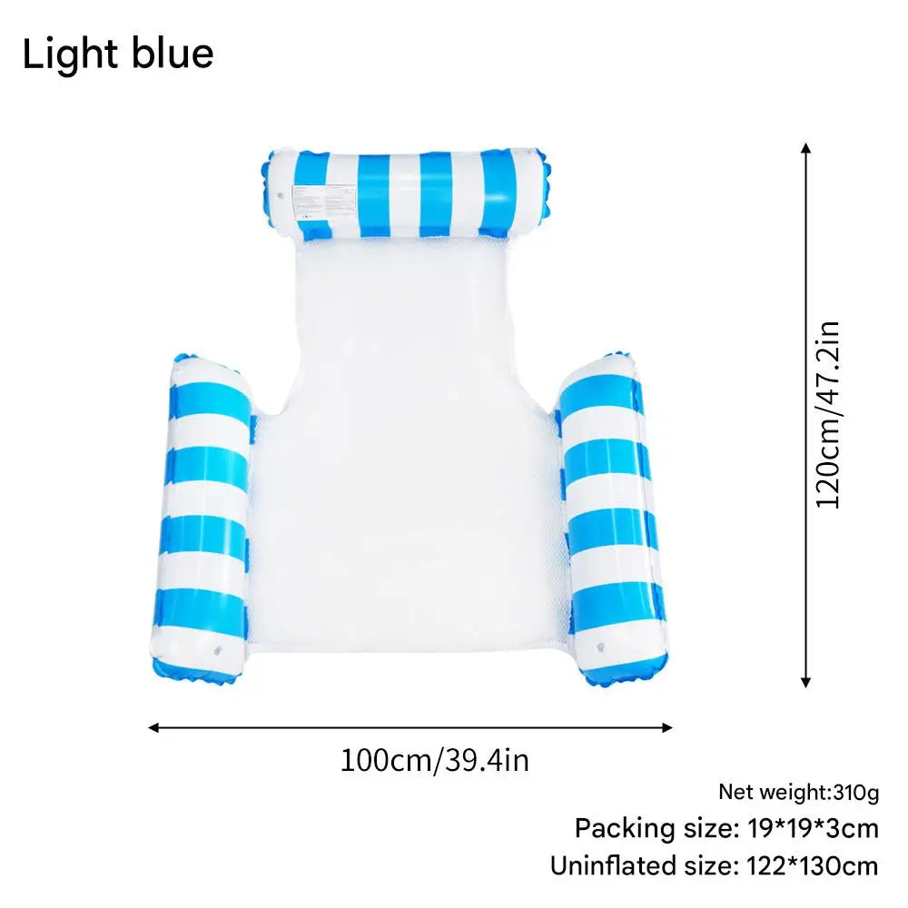 Inflatable pool chair