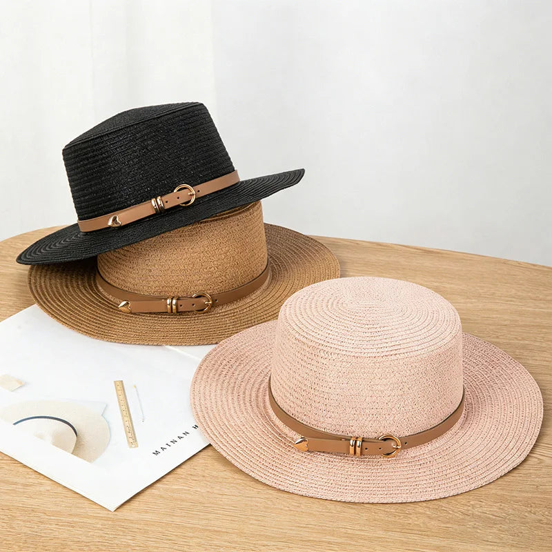 Raffia sun hat