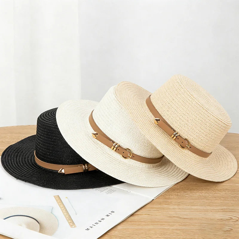 Raffia sun hat