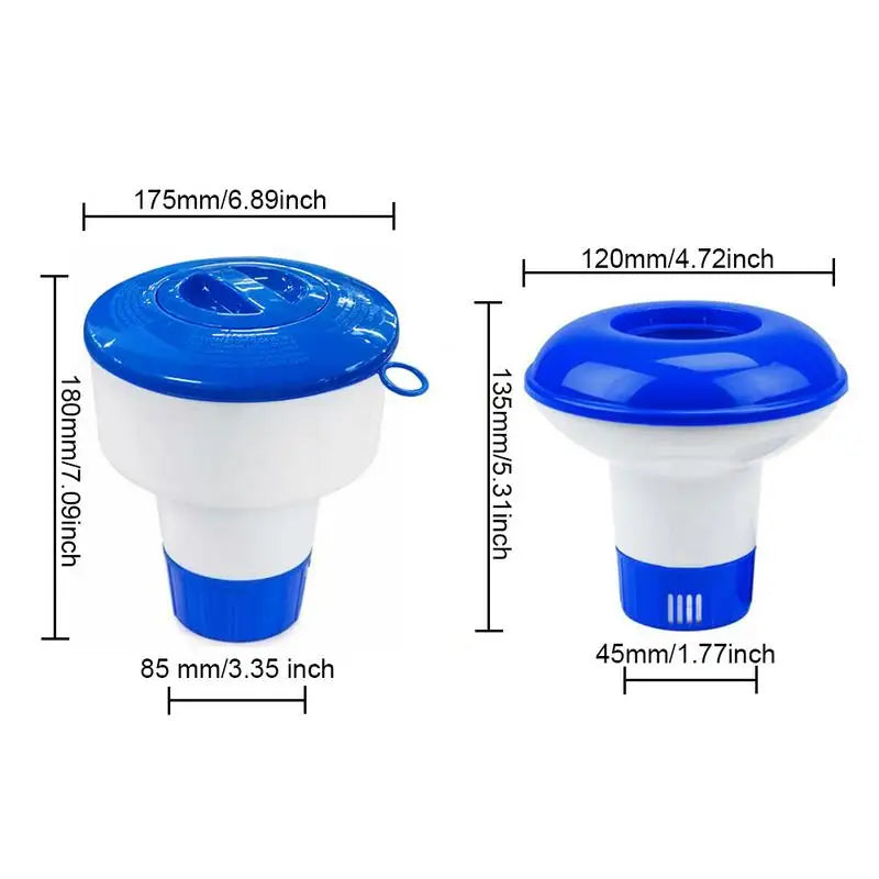 Pool Chlorine Dispenser – Floating Tablet Feeder