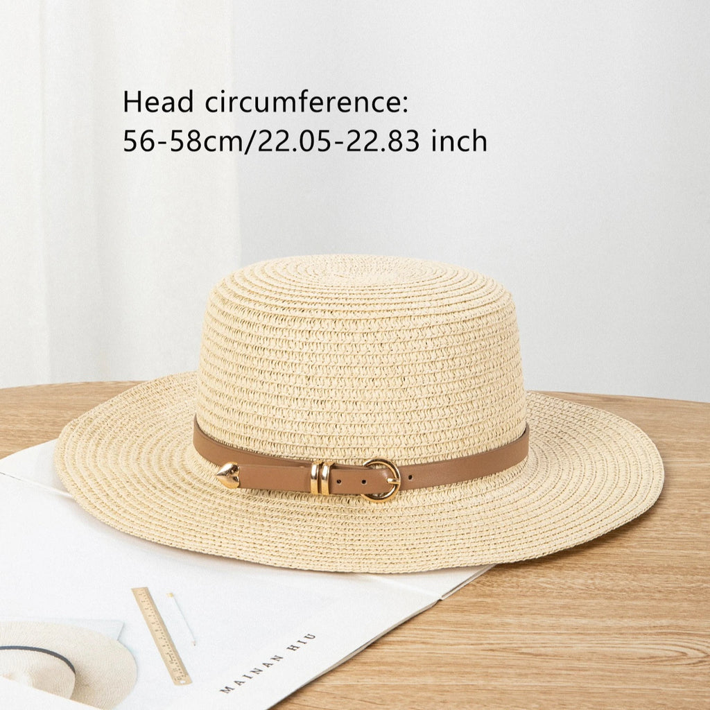 Raffia sun hat