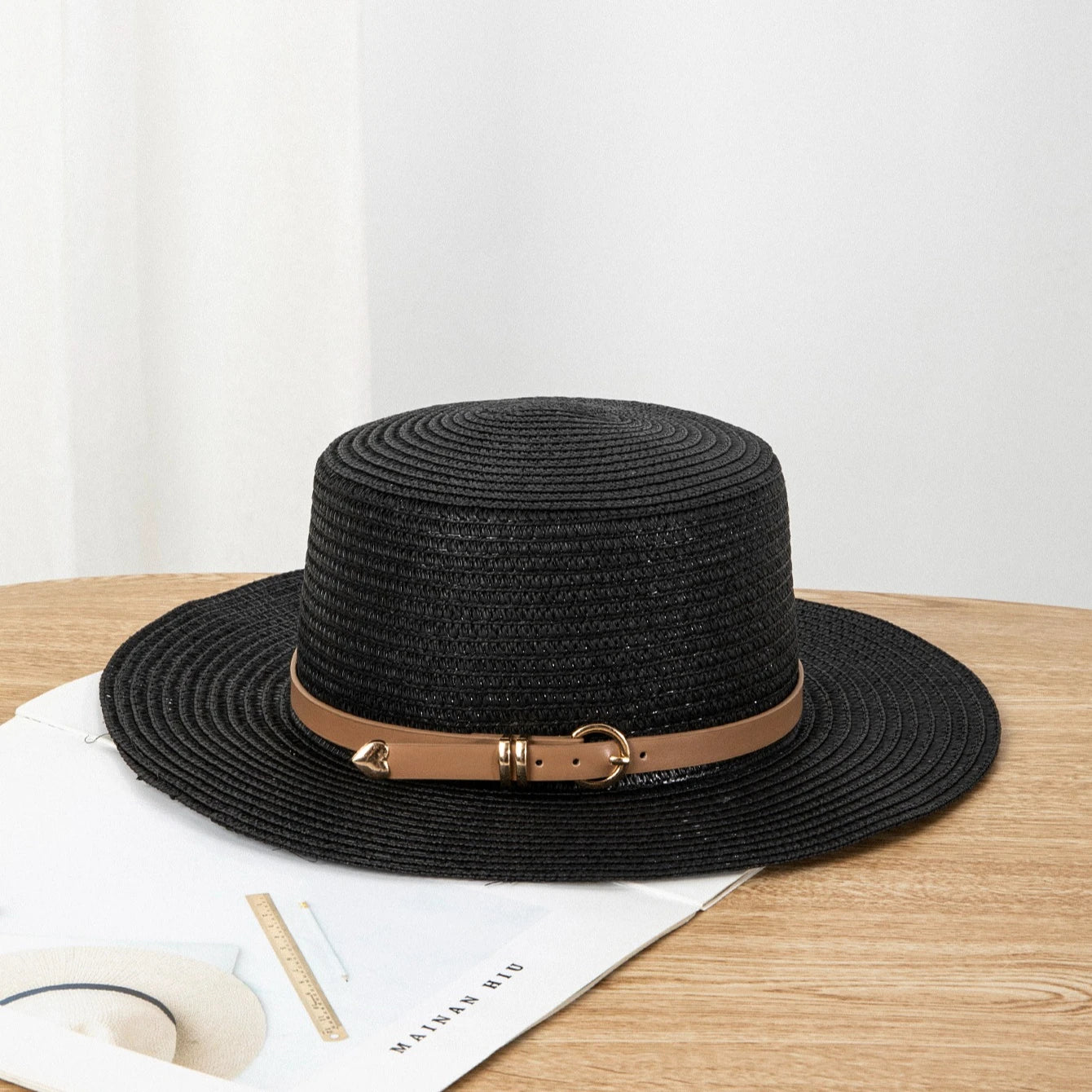 Raffia sun hat