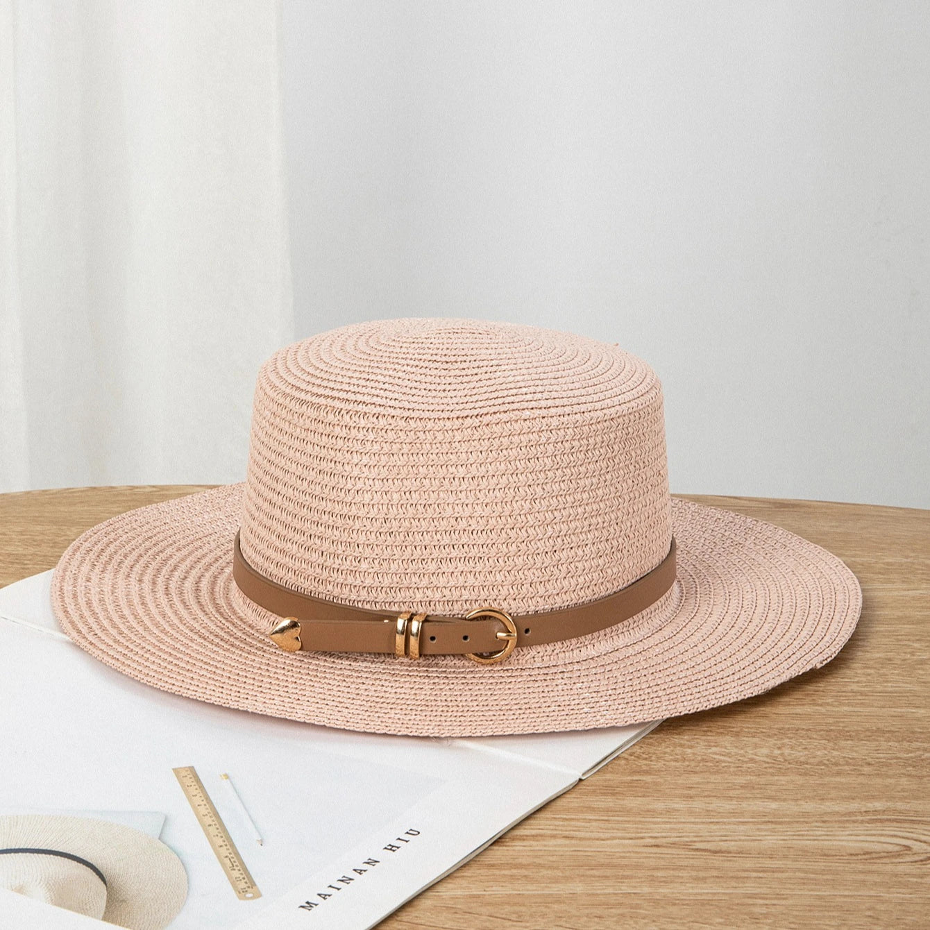 Raffia sun hat